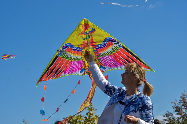 Девочка с воздушным змеем