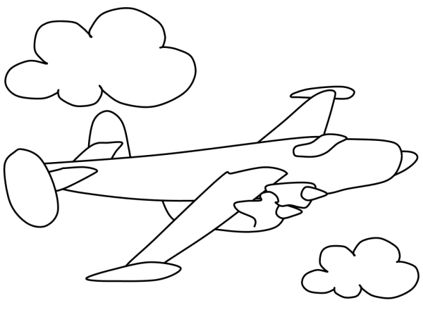Самолет рисунок
