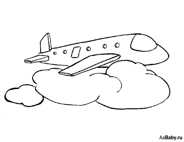 Раскраска самолет Боинг 737