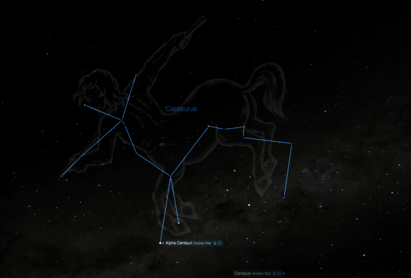 Созвездие стрельца на небе