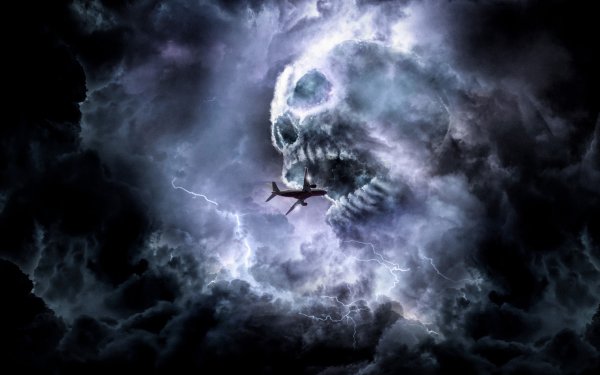 Облако в виде черепа