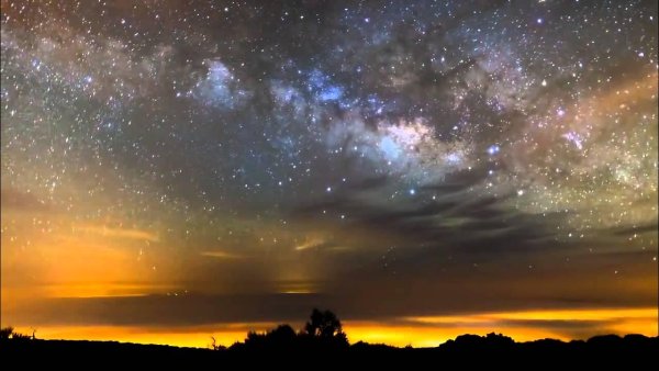 Ночное небо Восход