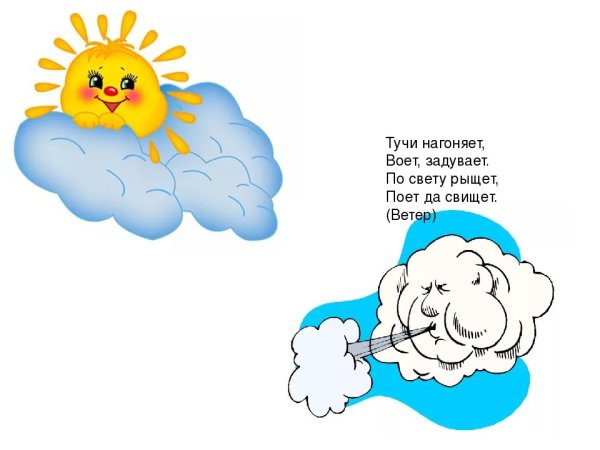 Стихотворение про тучку для детей