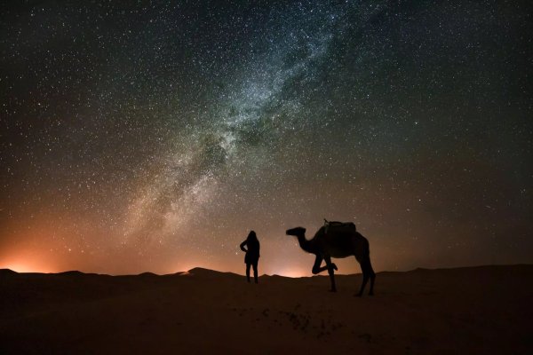 Пустыня ночью