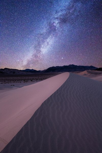 Мексиканская пустыня ночью