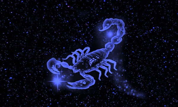 Антарес в созвездии скорпиона