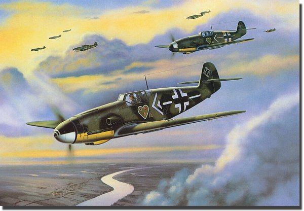 Немецкие самолеты в небе