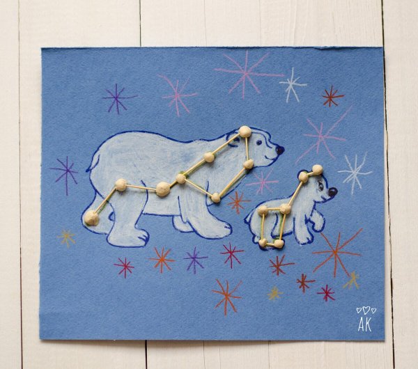 Аппликация созвездия