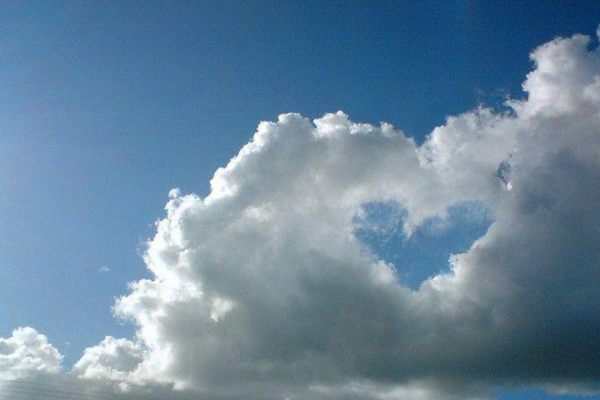 Облако в виде сердца