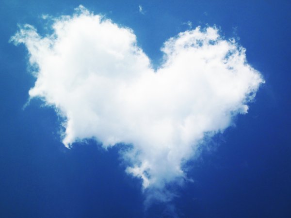 Облако в виде сердца