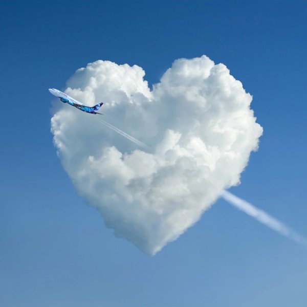 Сердечко в небе