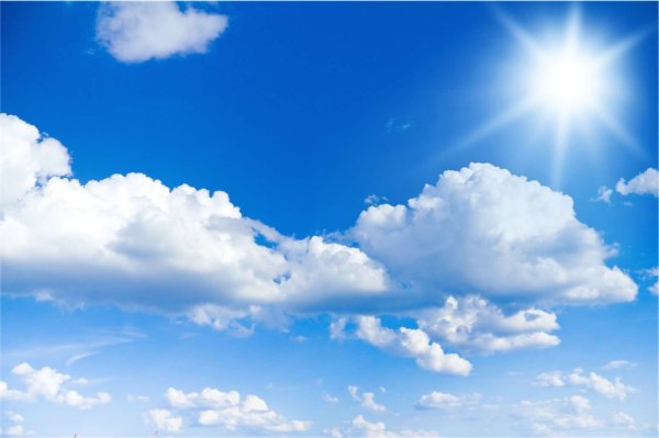 Небо с облаками для детей