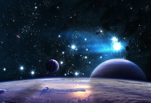 Космос звезды планеты
