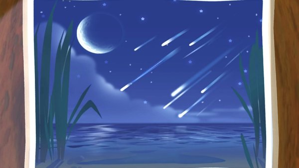 Звездный дождь рисунок