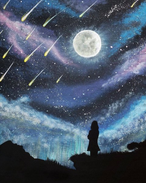 «Звёздная ночь» Ван Гог