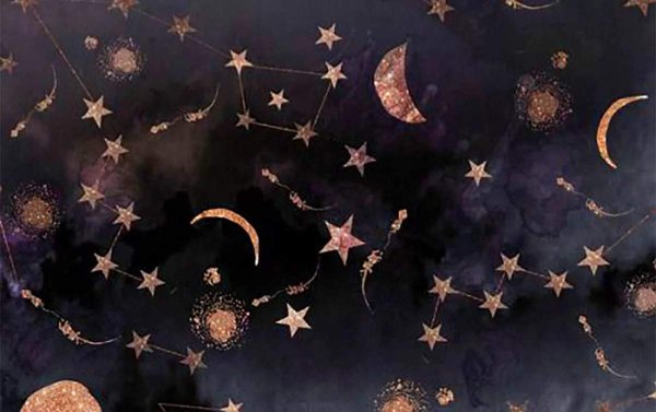 Двое на фоне звездного неба