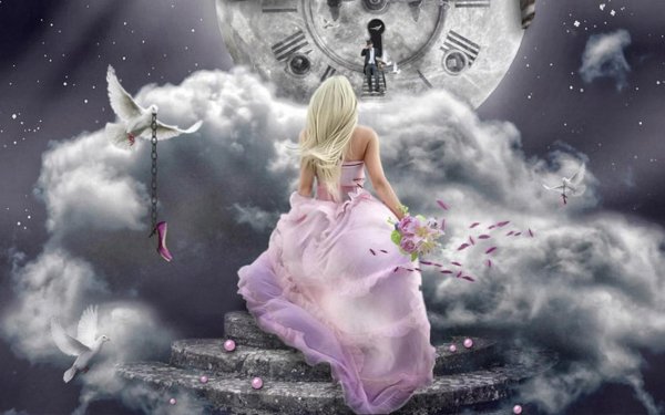 Ангелочки на голубом небе