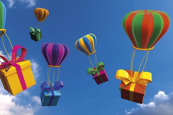 Летающие подарки
