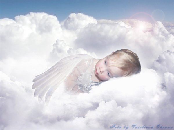 Ангелочек в небе