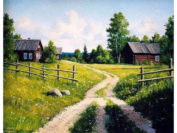 Есенин родной край родные просторы