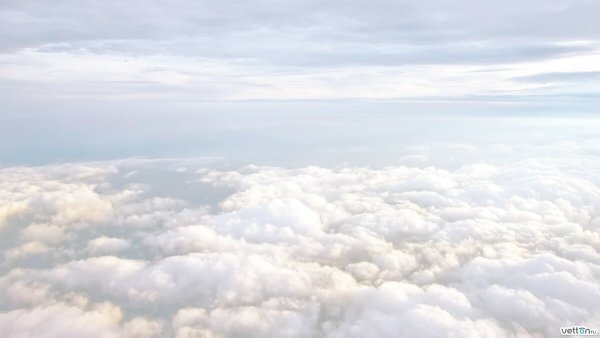 Облака сверху