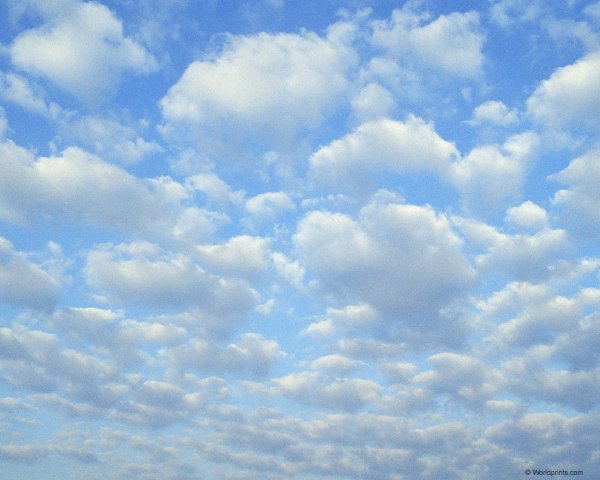 Небо с облаками