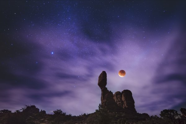 Ночное небо с планетами