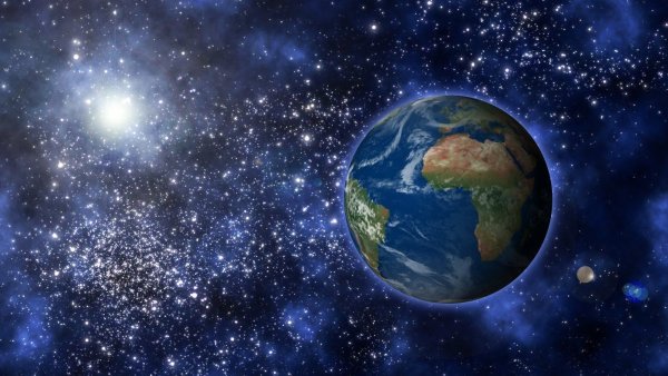 Планета земля в космосе
