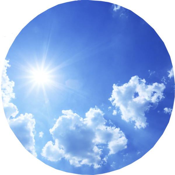 Фон небо круг