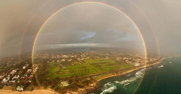 Радуга с высоты