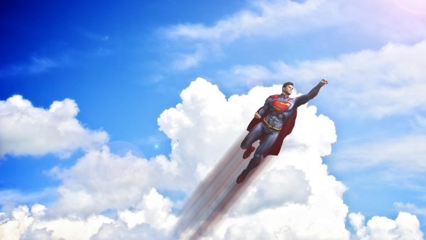 Супермен летает