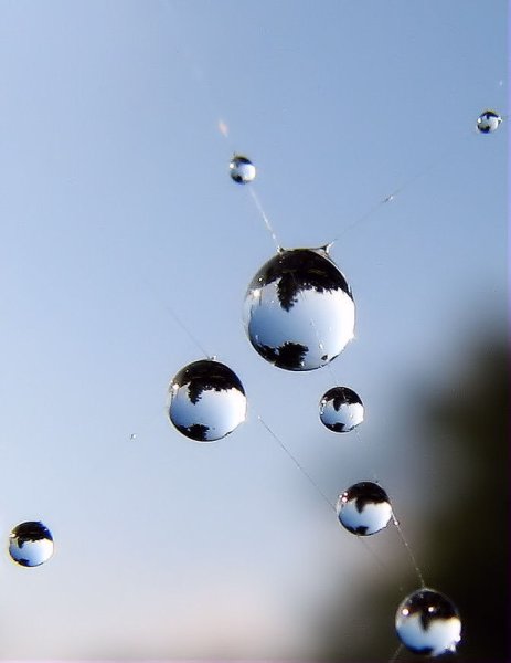 Падающие капли воды