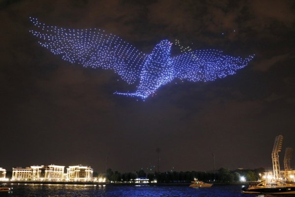 Рой дронов шоу Питер