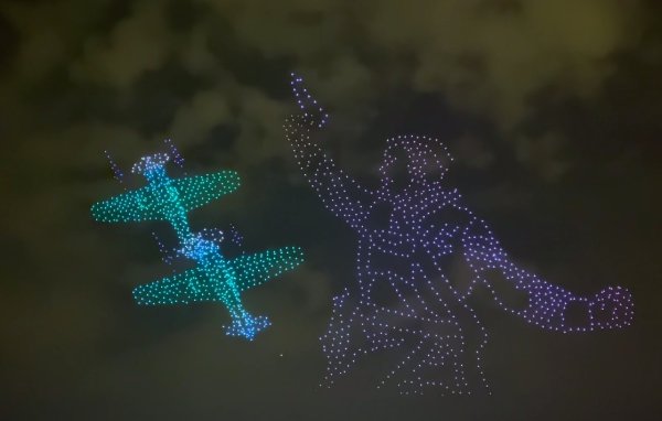 Шоу дронов СПБ