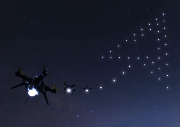 Дроны шоу Гиза