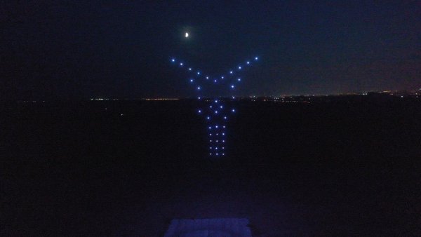 Шоу дронов в Китае