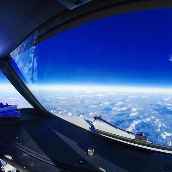 Вид с кабины пилота