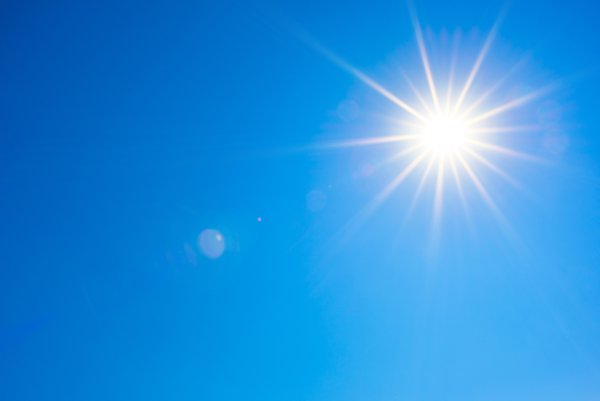 Солнышко с облаками для детей