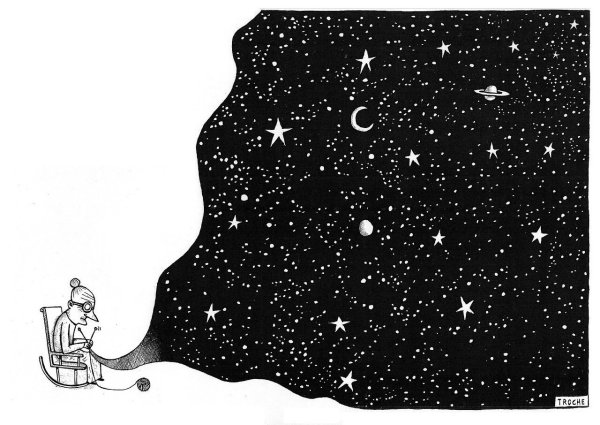 Трафарет космос для рисования