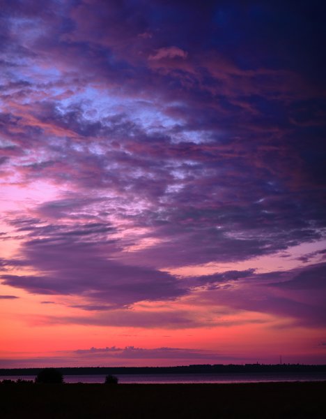 Облака закат