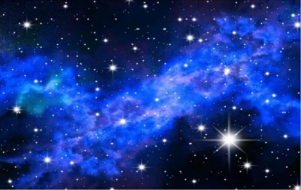 Звездное небо мультяшное