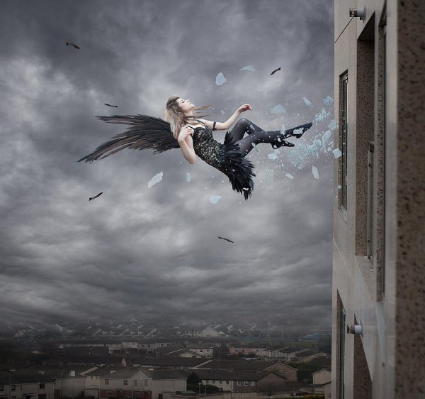 Девушка и небо