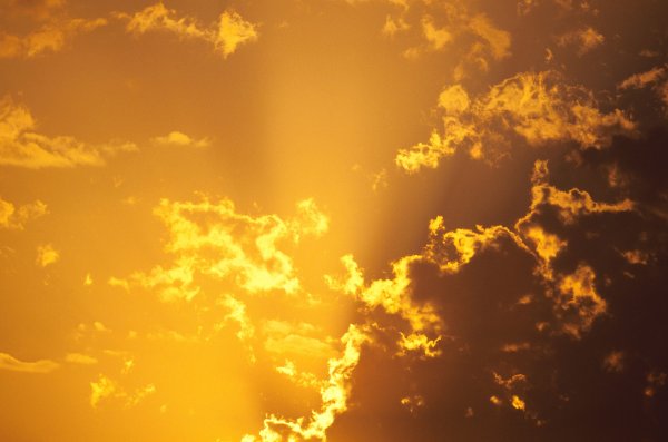 Желтые облака