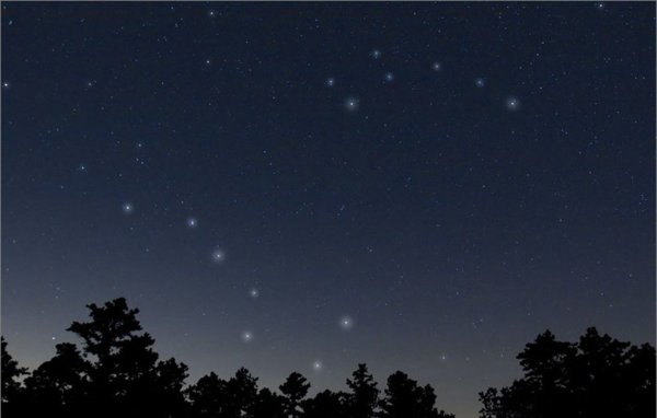 Полярная звезда по Ковшу большой медведицы