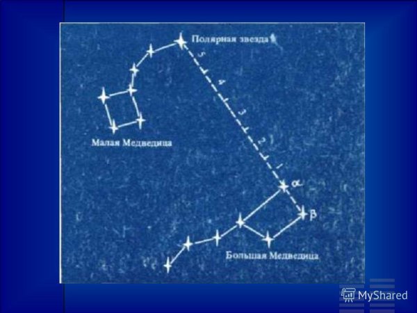 Созвездие большая Медведица и малая Медведица для детей