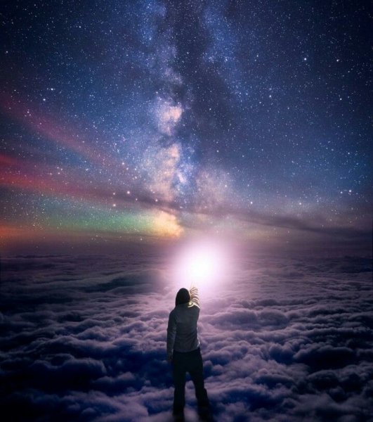 Фантастическое ночное небо