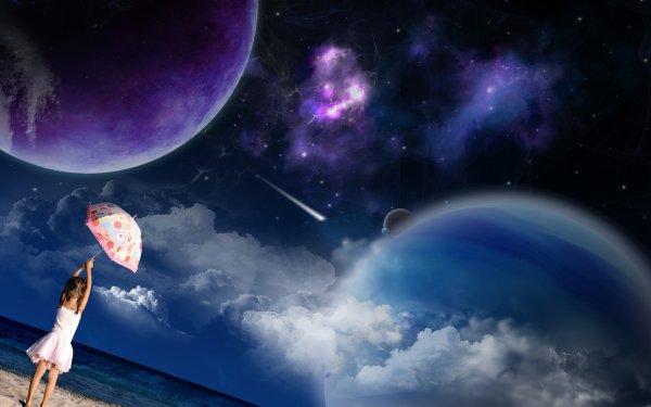 Небо космос планеты