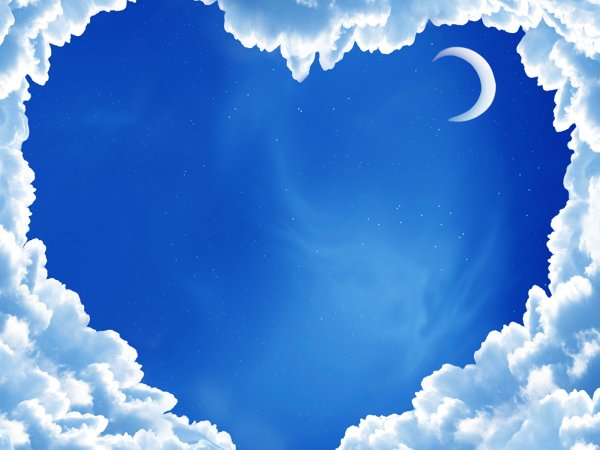 Полумесяц на небе