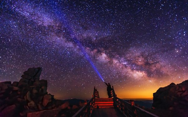 Звездное небо космос Млечный путь