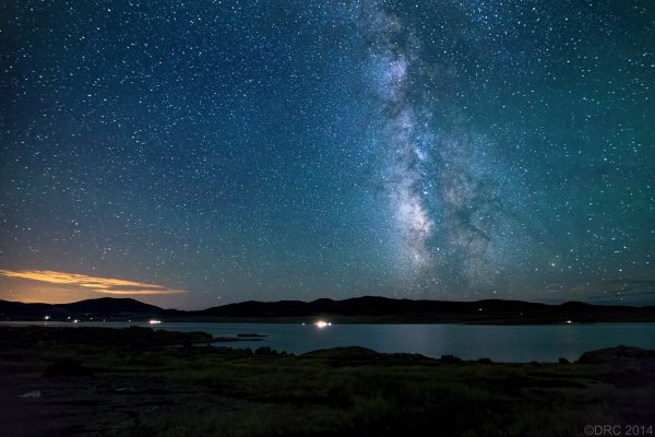 Ночное звездное небо